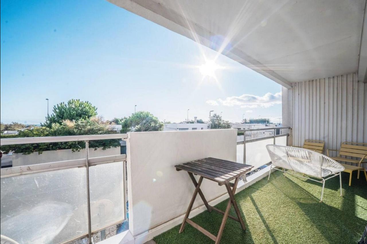LE CALDERINI APPART - Face PLAGE WIFI et PARK Gratuit CALME - Résid Le Surcouf - CoHôteConciergerie La Grande Motte Exterior foto